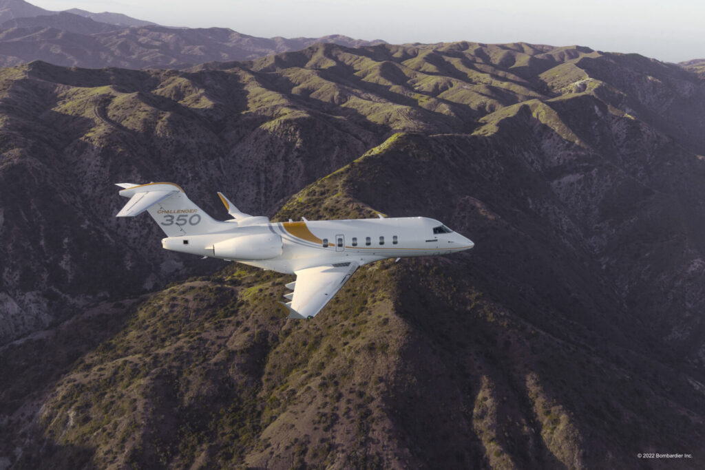 charter bombardier challenger 350 private jet