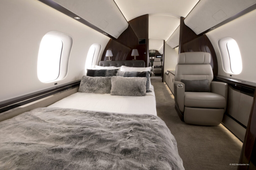 charter bombardier global 7500 private jet