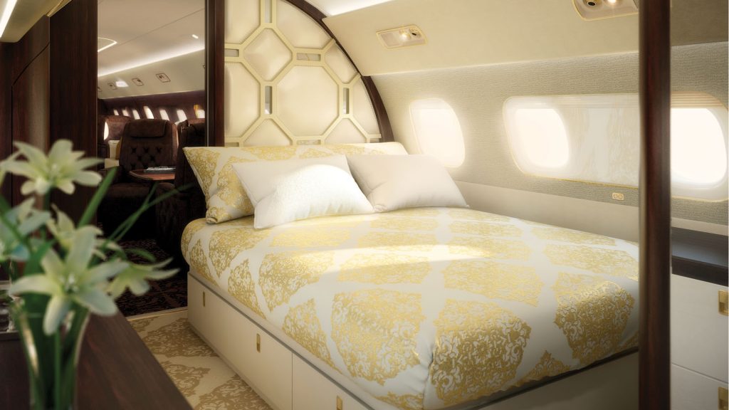 Embraer Lineage 1000E bedroom
